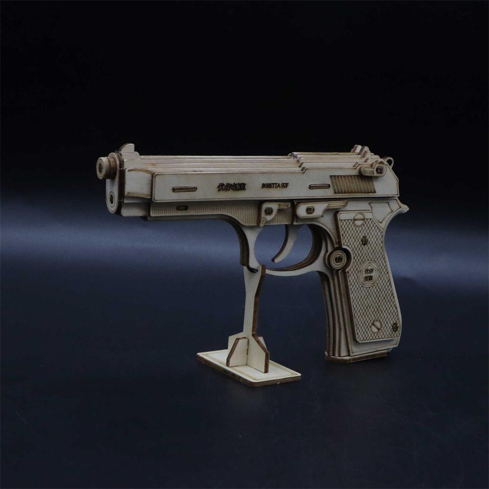 Beretta M92F Wooden Model Pistol - Tophatter Daily Deals