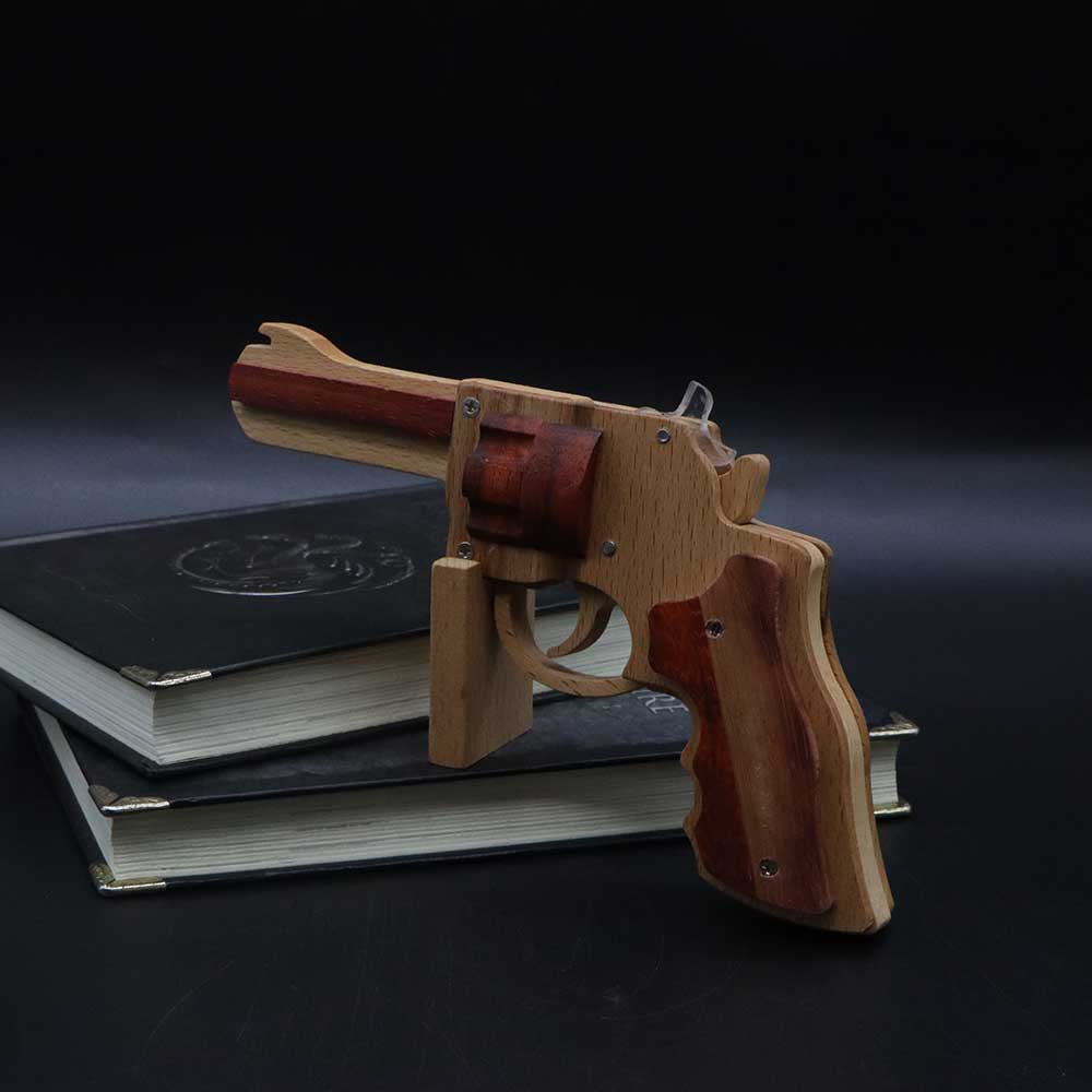 S&W 625 Revolver Rubber Band Gun Wooden Model - Tophatter Daily Deals