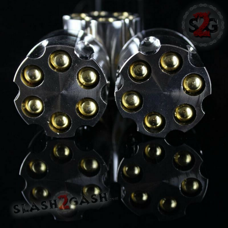 Revolver Bullet Herb Grinder Tobacco Mill - Small 1.6 Inch 3 piece Smoking Accessories - Tophatter Daily Deals