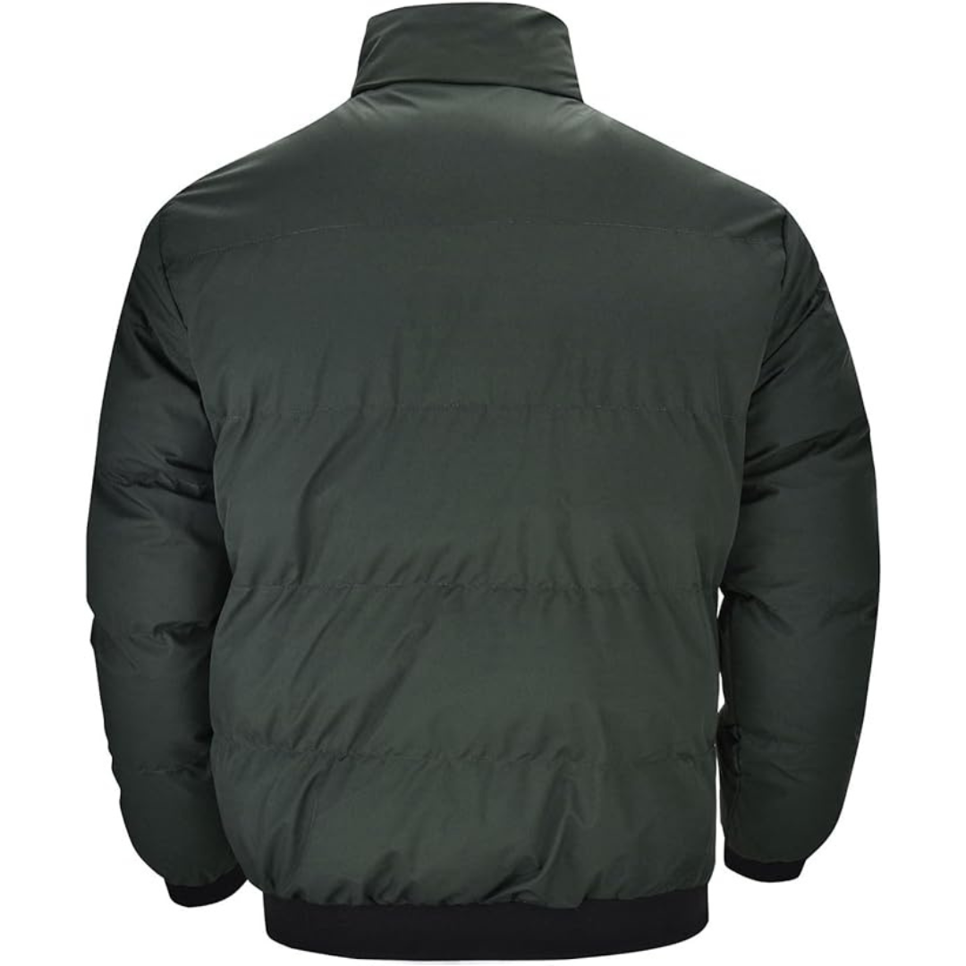 Insulating Men’s Puffer Jacket - Boxy Hip-Length, Winter - Tophatter Daily Deals