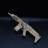 Wooden Scar Assault Rifle Replica Rubber Band Gun Model Kit - Tophatter Daily Deals