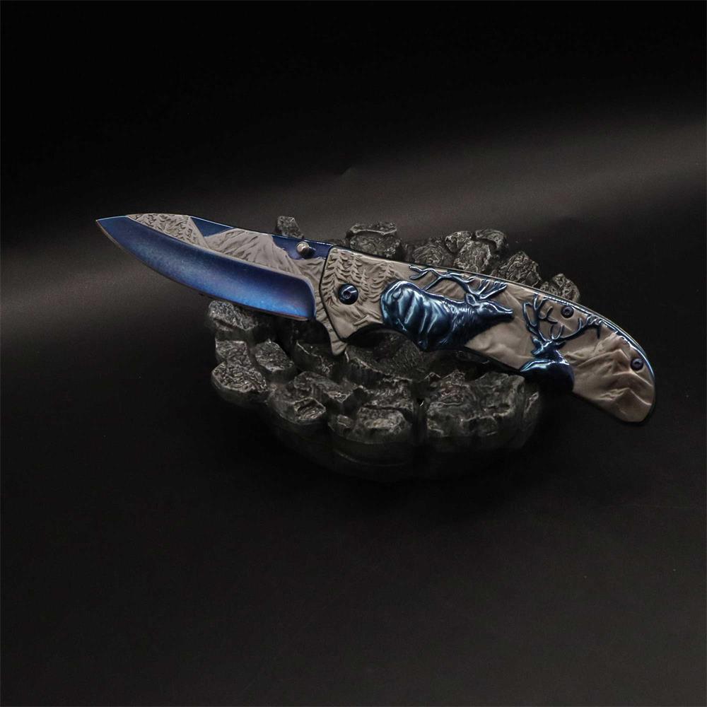 Fantastic Reindeer Folding Knife - Tophatter Daily Deals