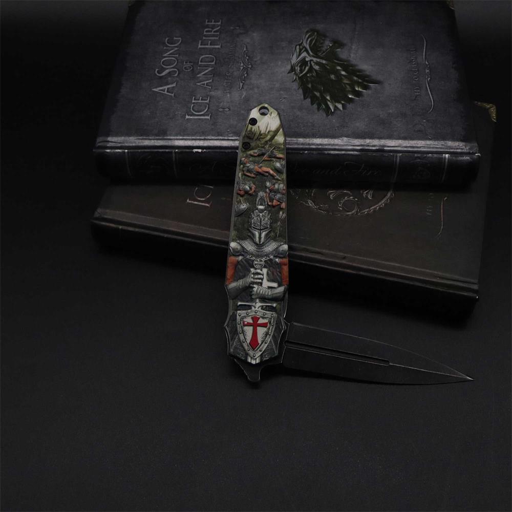 Crusades Knife Knights Templar Folding Knife - Tophatter Daily Deals