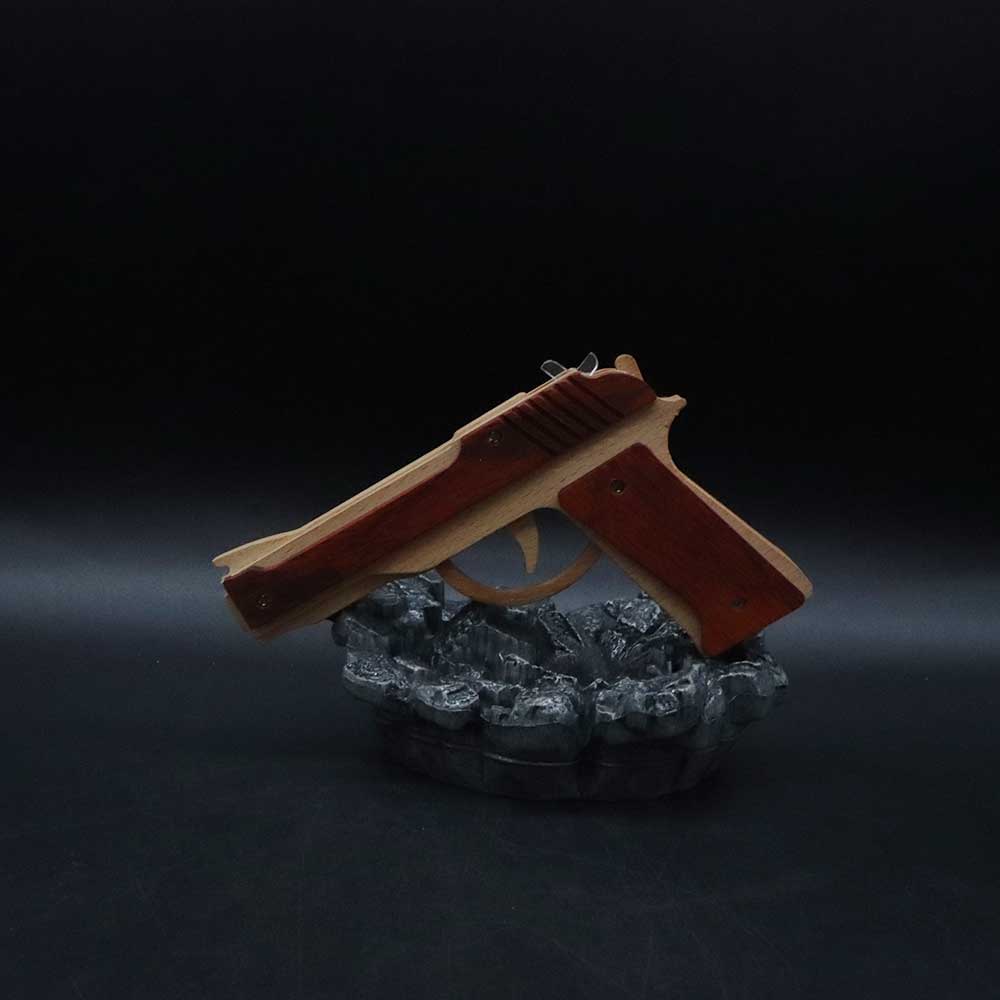 Wooden M9 Replica Rubber Band Gun - Tophatter Daily Deals