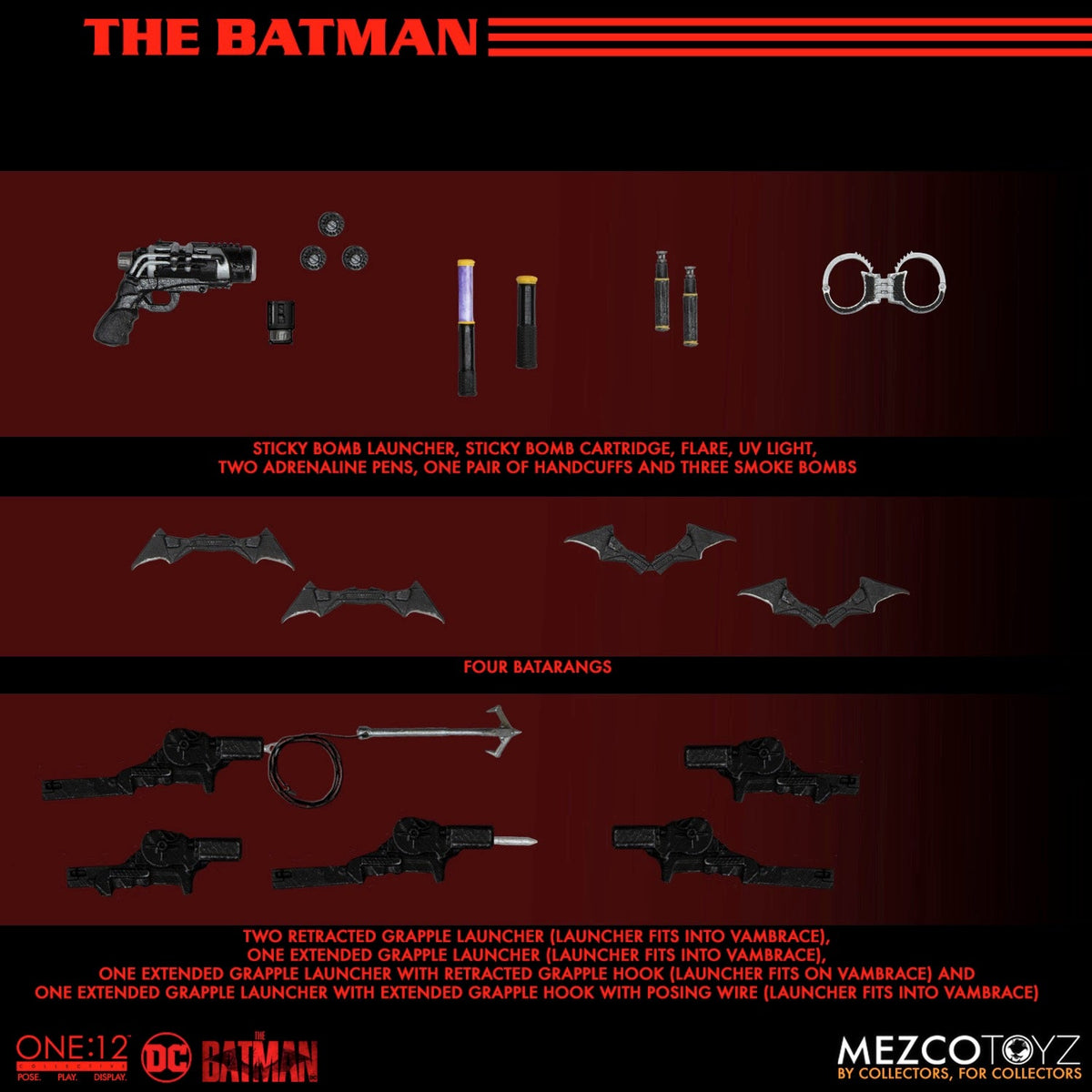 The Batman - One:12 Collective The Batman Posable Figure Collectible Figure - Tophatter Daily Deals