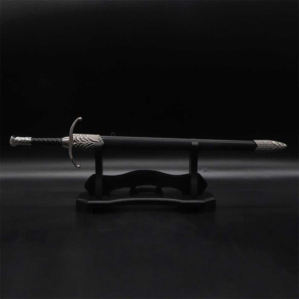 Thrones Longclaw Direwolf Sword Metal Blunt Model Replica With Display Holder - Tophatter Daily Deals