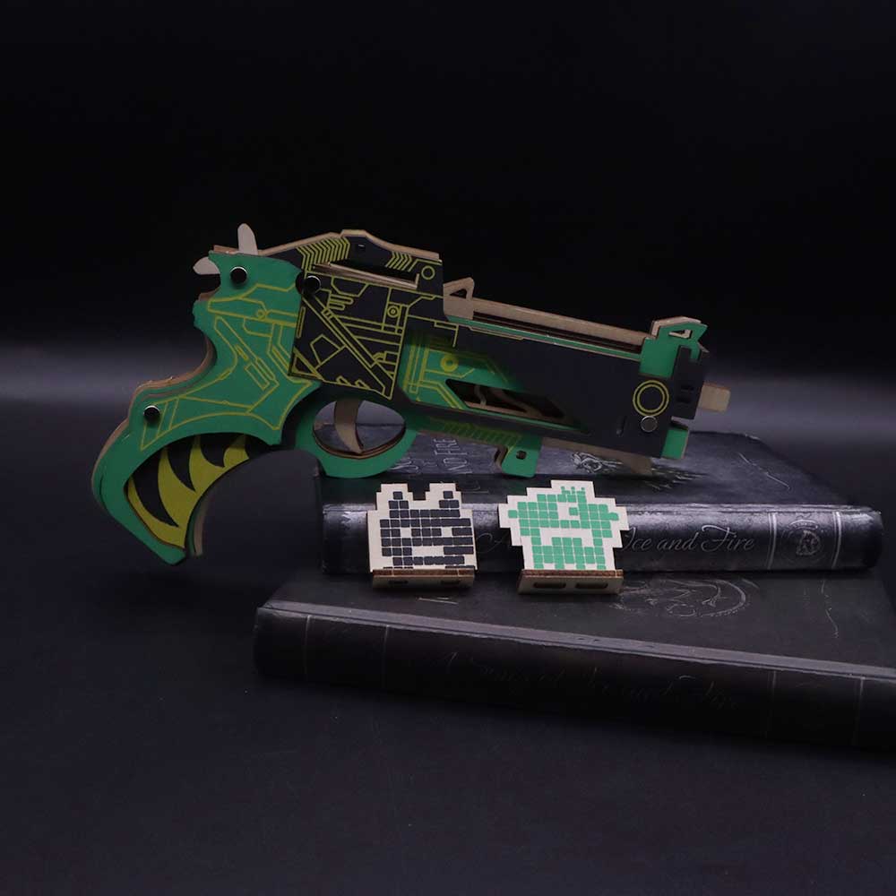 Hunting Gun 3D Rubber Band Gun Wooden Model Kit - Tophatter Daily Deals