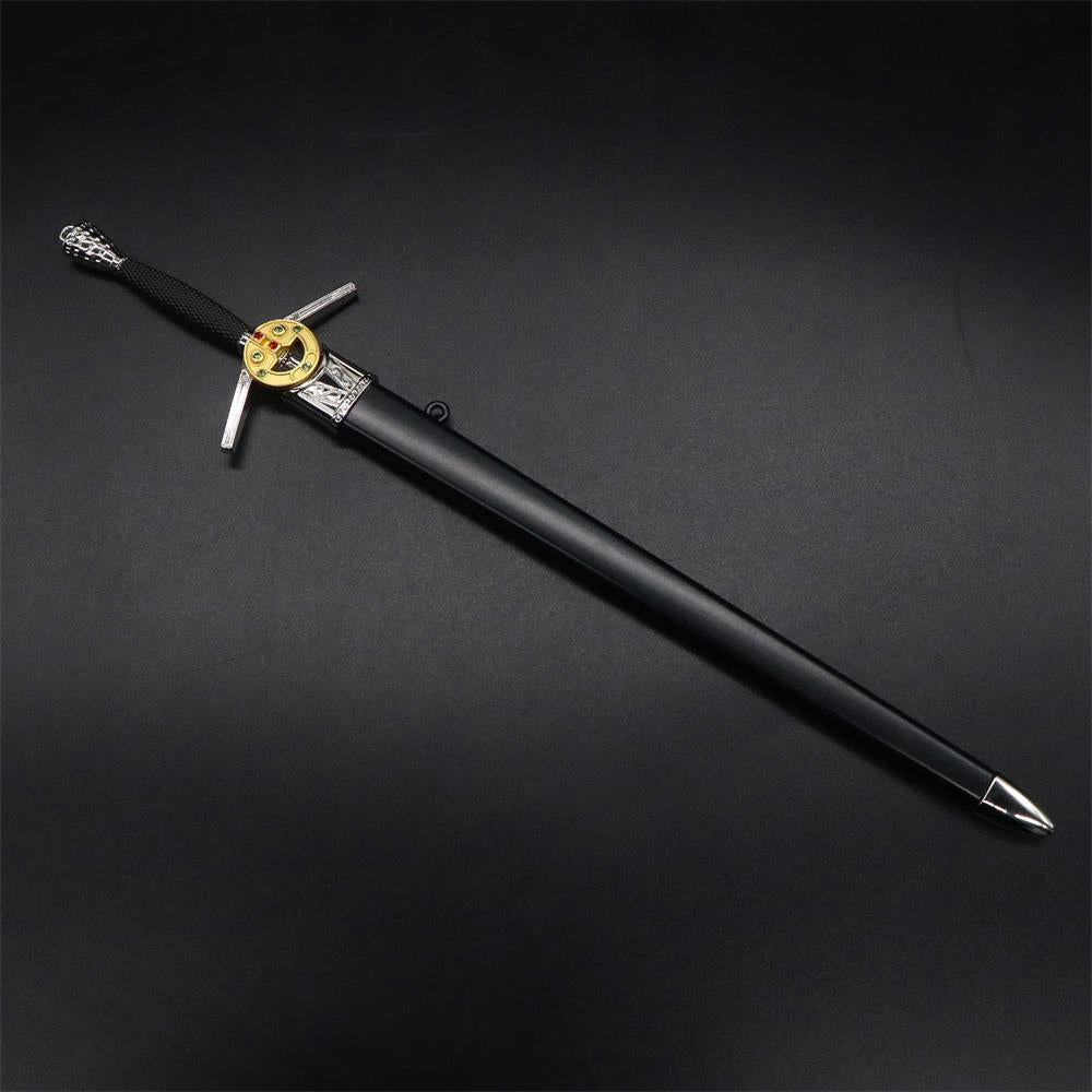 Wild Hunt Game Weapon Geralt's Steel Sword Metal Replica - Tophatter Daily Deals