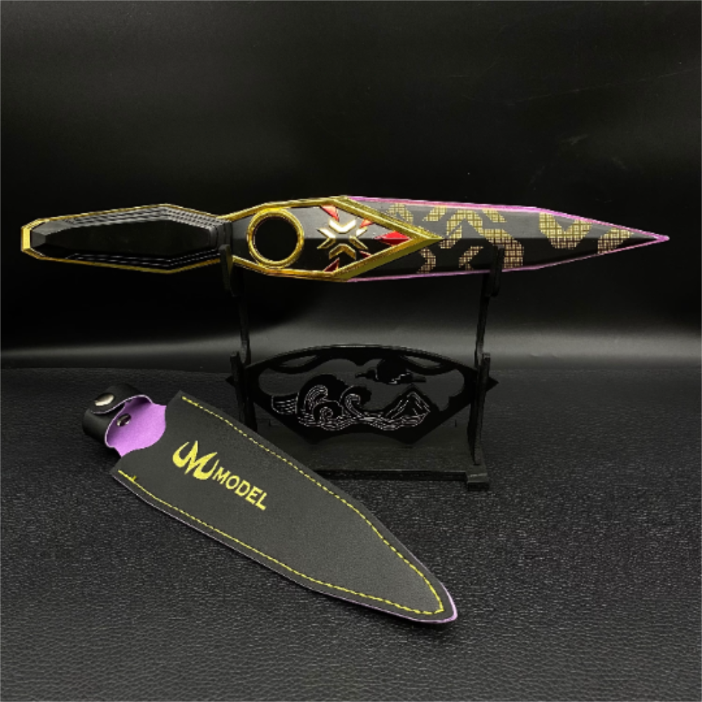 Metal Champions 2023 Kunai Game Weapon Model 28CM & Stand - Tophatter Daily Deals