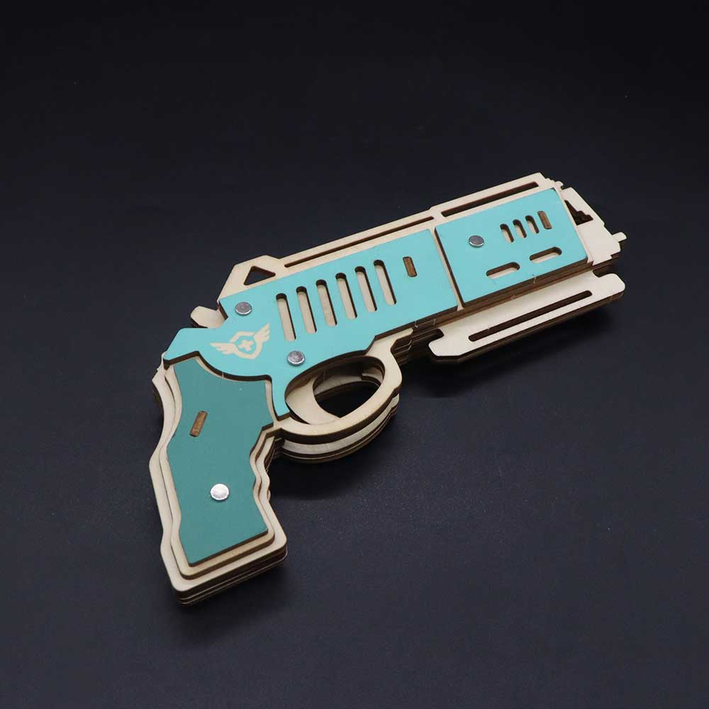 Hunting Eagle 3D Wooden Rubber Band Gun Model Kit - Tophatter Daily Deals