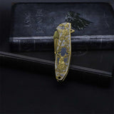 Fantastic Reindeer in the Mirror Folding Knife - Tophatter Daily Deals