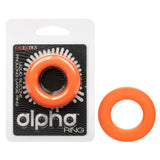 Alpha Liquid Silicone Prolong Large Ring Orange 1.25 Inch Diameter Stretchy Comfortable Durable > Cock Ring > Single - Tophatter Daily Deals