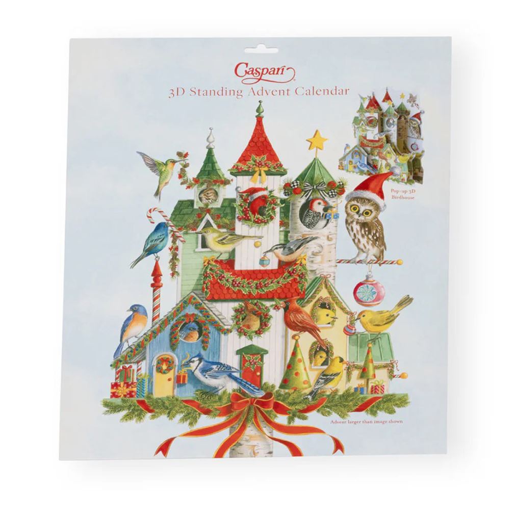 Pop-up 3D Birdhouses Christmas Advent Calendar | Freestanding Advent Calendar Advent Calendar - Tophatter Daily Deals