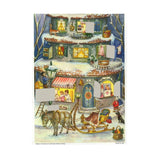 High Christmas Pyramid | Large Traditional Christmas Paper Advent Calendar Advent Calendar - Tophatter Daily Deals