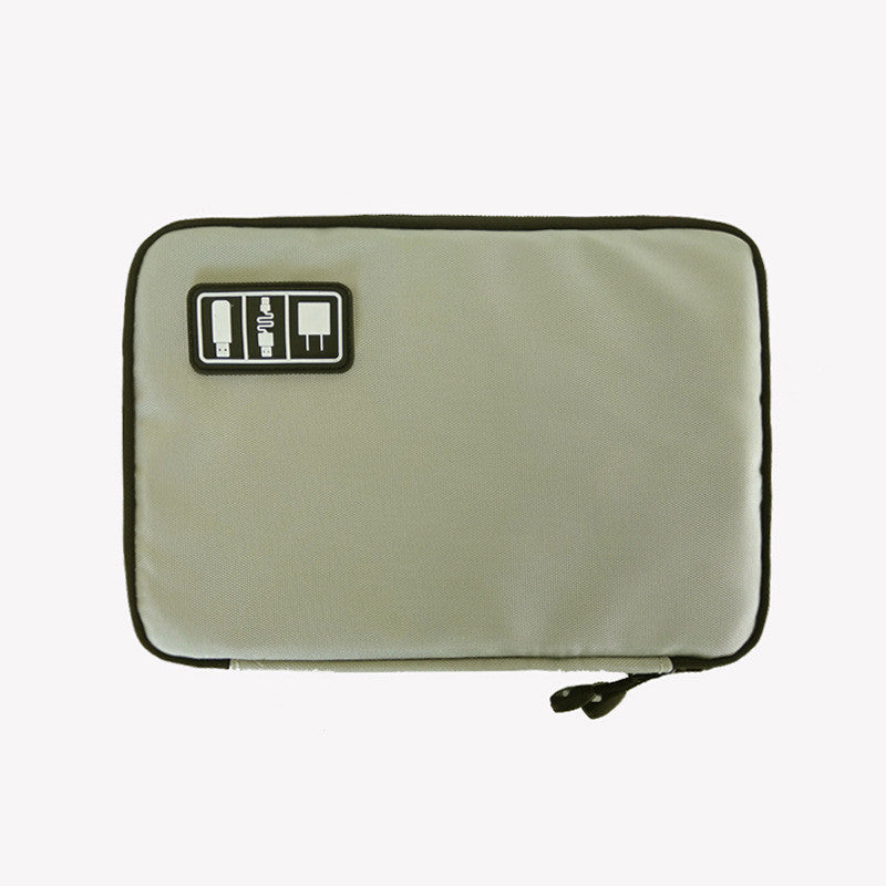 Cable Organizer System Kit Case Grey 0 - Tophatter Daily Deals