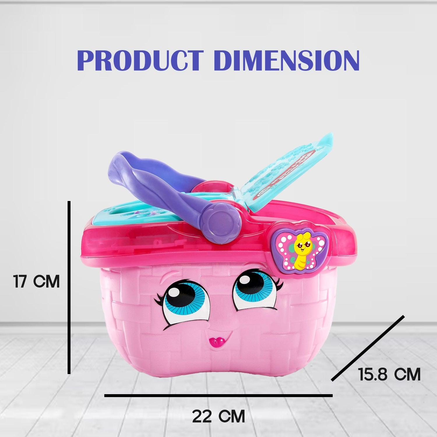 Picnic Basket Toy - Educational and Interactive 16 Pieces for Creative and Learning Play Toys For 1-3 Years Boys & Girls Christmas Toys - Tophatter Daily Deals