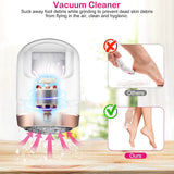17-Pieces Set: Electric Foot Callus Remover with Vacuum Foot Grinder Rechargeable Beauty & Personal Care - Tophatter Daily Deals