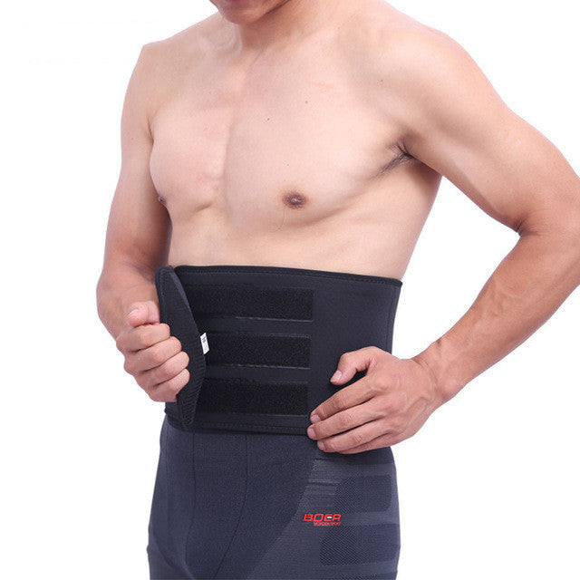 Breathable sports fitness belt Black 0 - Tophatter Daily Deals