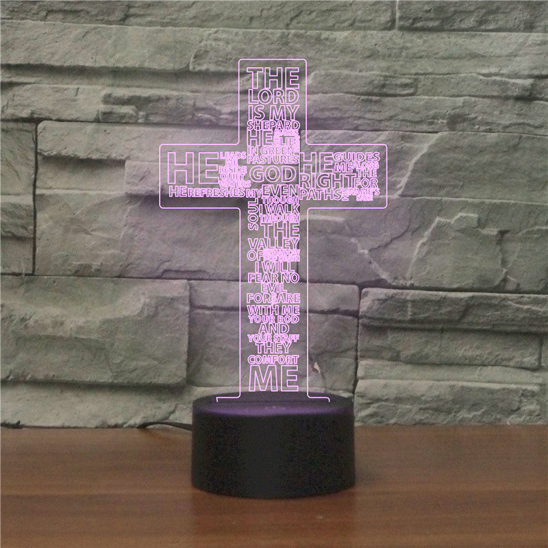 3D light, colorful touch remote control LED 0 - Tophatter Daily Deals