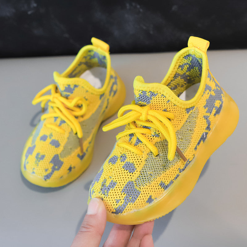 Boys and girls wild casual shoes Yellow 0 - Tophatter Daily Deals