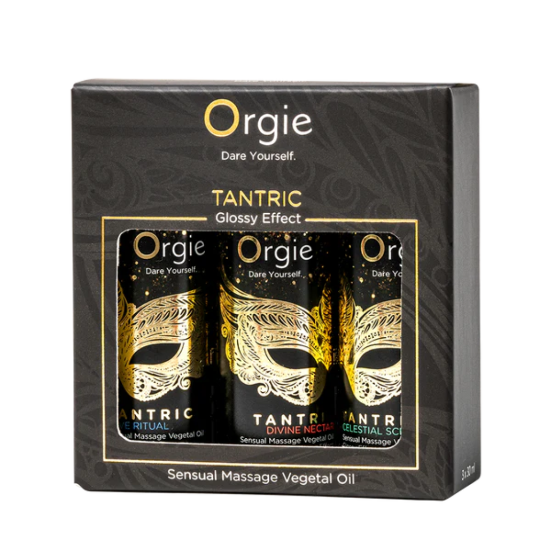 Orgie Tantric Mini Size Collection (3 x 30 ml) – Massage Oils Set > Essentials > Massage Gift Set - Tophatter Daily Deals