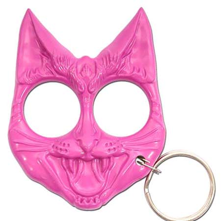 Wild Cat Self Defense Keychain - Pink - Tophatter Daily Deals