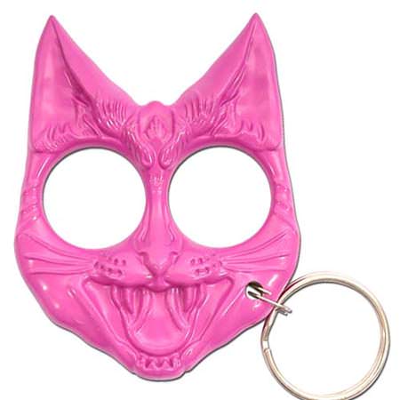 Wild Cat Self Defense Keychain - Pink Collectible Weapons - Tophatter Daily Deals