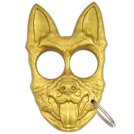Hunting K-9 Self Defense Keychain - Gold Collectible Weapons - Tophatter Daily Deals