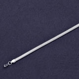 6mm Stainless Steel Snake Chain Bracelet – Unisex Bracelets - Tophatter Daily Deals
