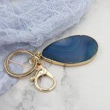 Agate Stone Wedding Brand Custom Pendant Blue 7 - Tophatter Daily Deals