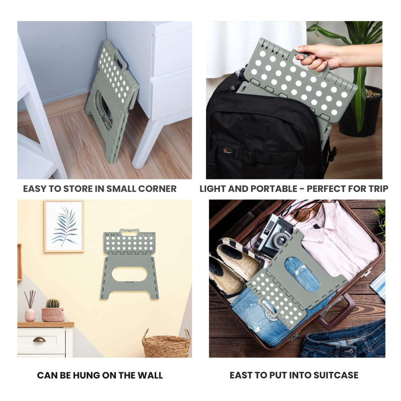 Folding Step Stool Portable Outdoor Recreation > Camping > Camp Furniture - Tophatter Daily Deals