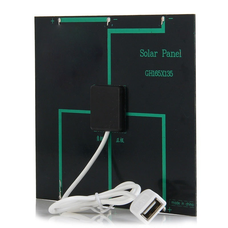3.5W 6V Solar Charger Solar Panel Power Bank 0 - Tophatter Daily Deals