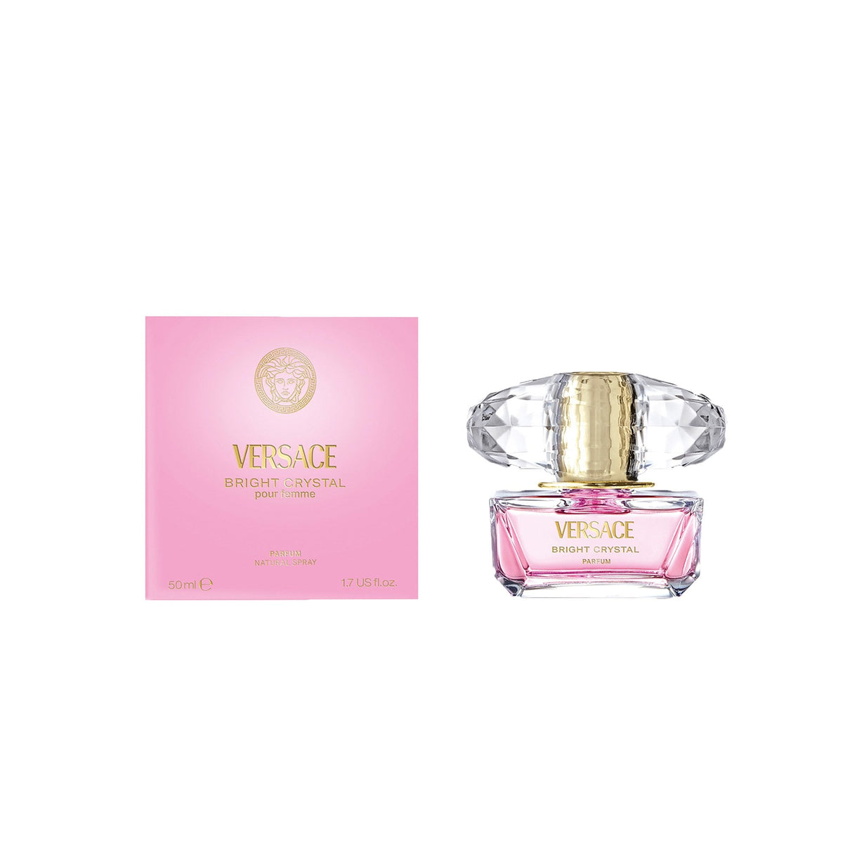 Versace Bright Crystal Parfum 50ml Spray - Tophatter Daily Deals