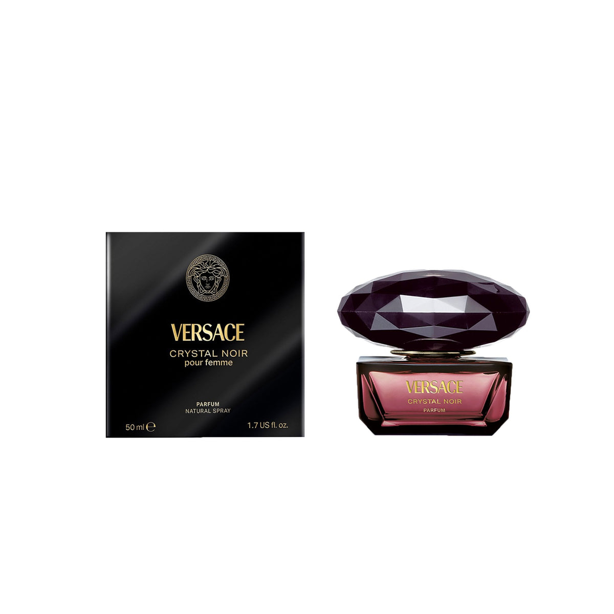 Versace Crystal Noir Parfum 50ml Spray - Tophatter Daily Deals