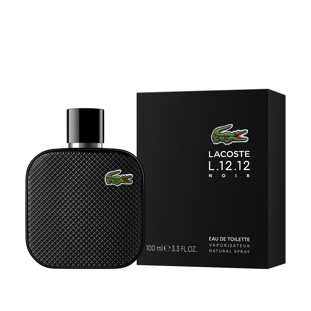 Lacoste L.12.12 Noir Eau De Toilette 100ml Spray - Tophatter Daily Deals