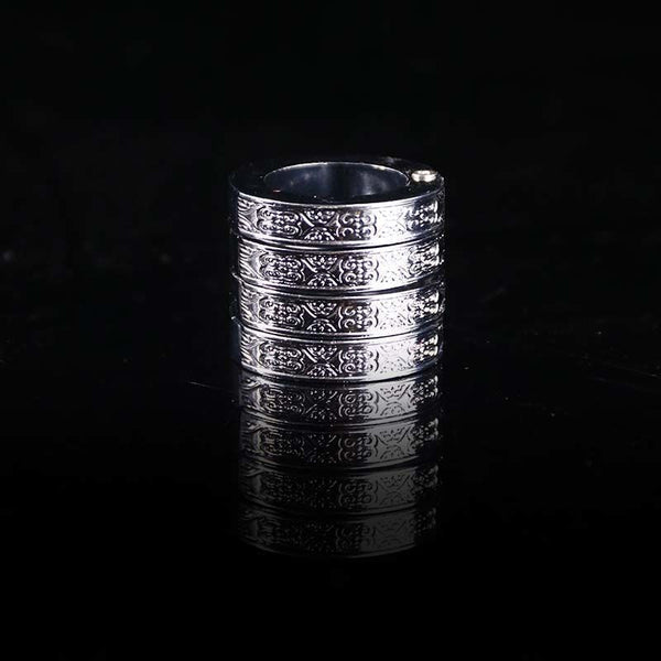 ZINC ALLOY FOLDING BRASS KNUCKLES SELF-DEFENSE TOOL SILVER Zinc Alloy - Tophatter Daily Deals