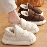 Ankle Wrap Cotton Slippers Women's Winter 0 - Tophatter Daily Deals