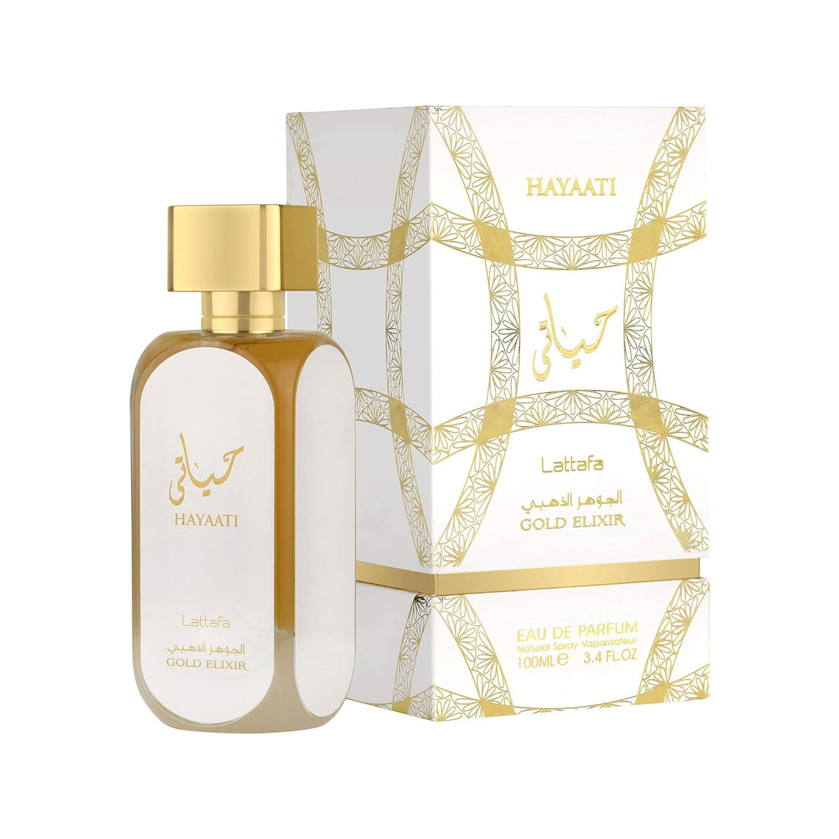 Lattafa Hayaati Gold Elixir Eau De Parfum 100ml Spray Default Title - Tophatter Daily Deals