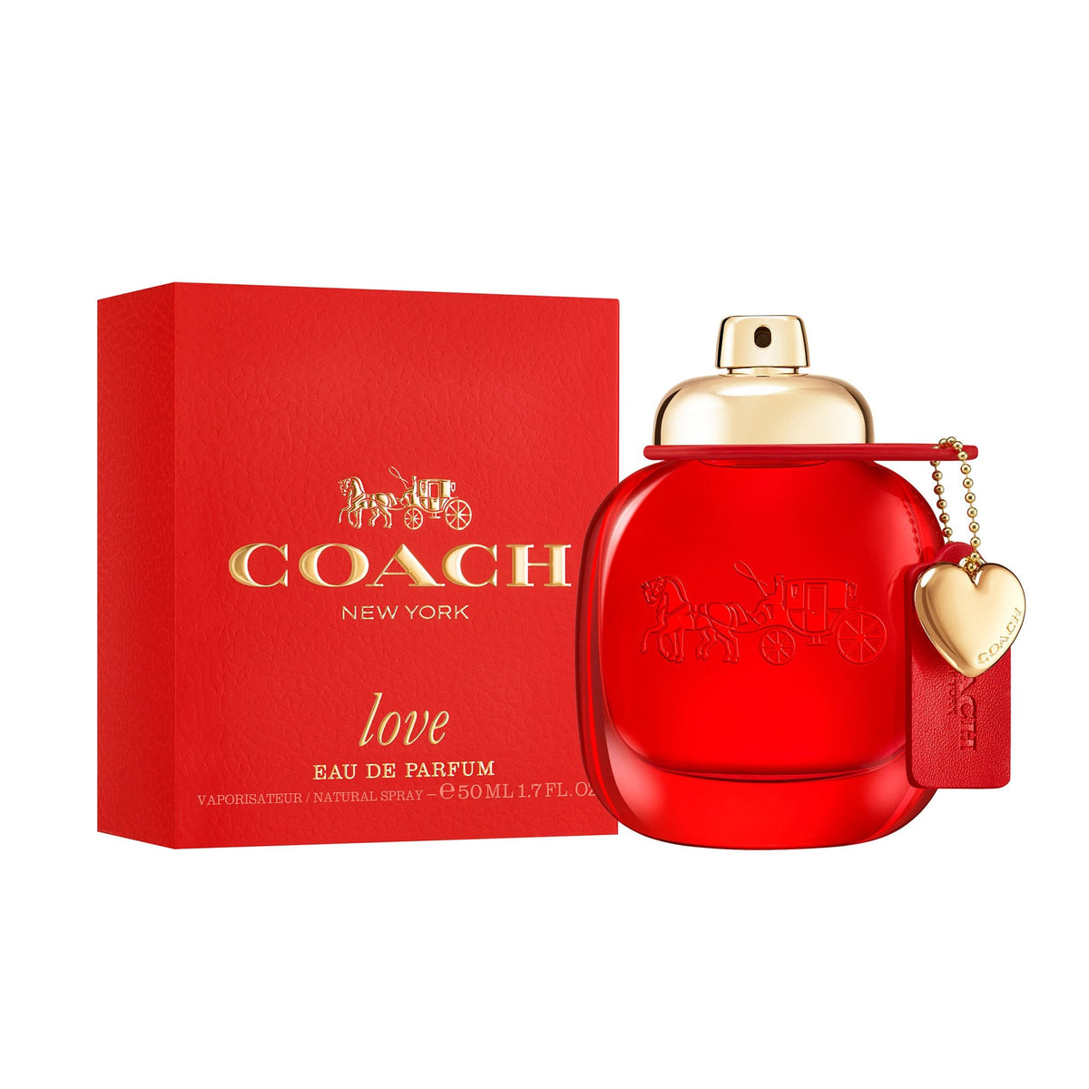Coach Love Eau De Parfum 50ml Spray - Tophatter Daily Deals