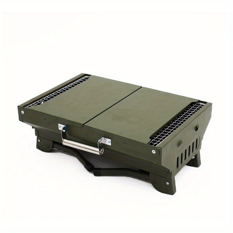 Camping Grill Outdoor Charcoal BBQ Outdoor Grills - Tophatter Daily Deals