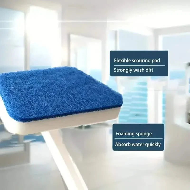 7-Piece Set: Detachable Cleaning Brush with 7 Sponges for Bathtub, Tile, Floor & Window Kitchen Tools & Gadgets - Tophatter Daily Deals