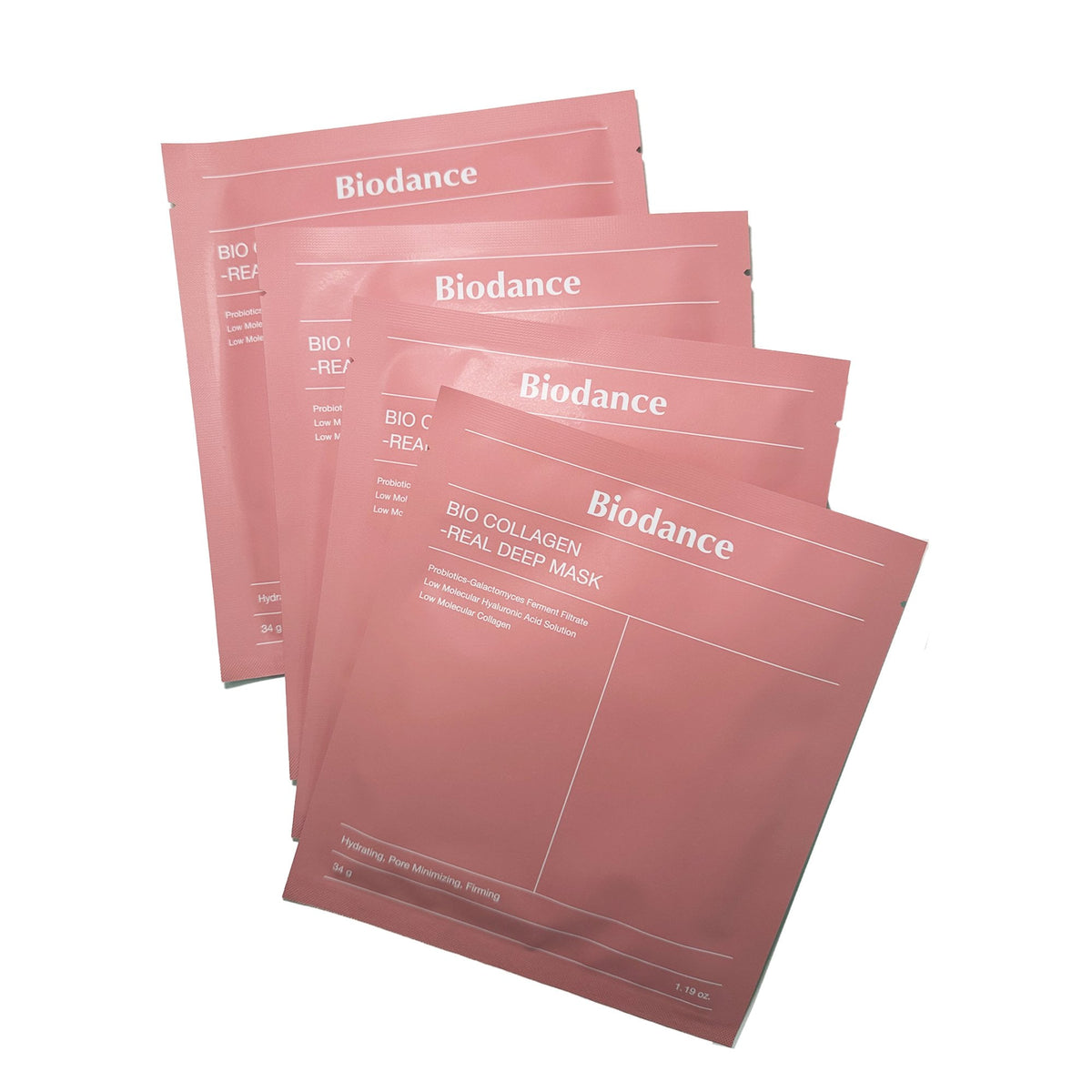 Biodance Bio-Collagen Real Deep Sheet Face Mask 4pcs Sachets/Units - Tophatter Daily Deals
