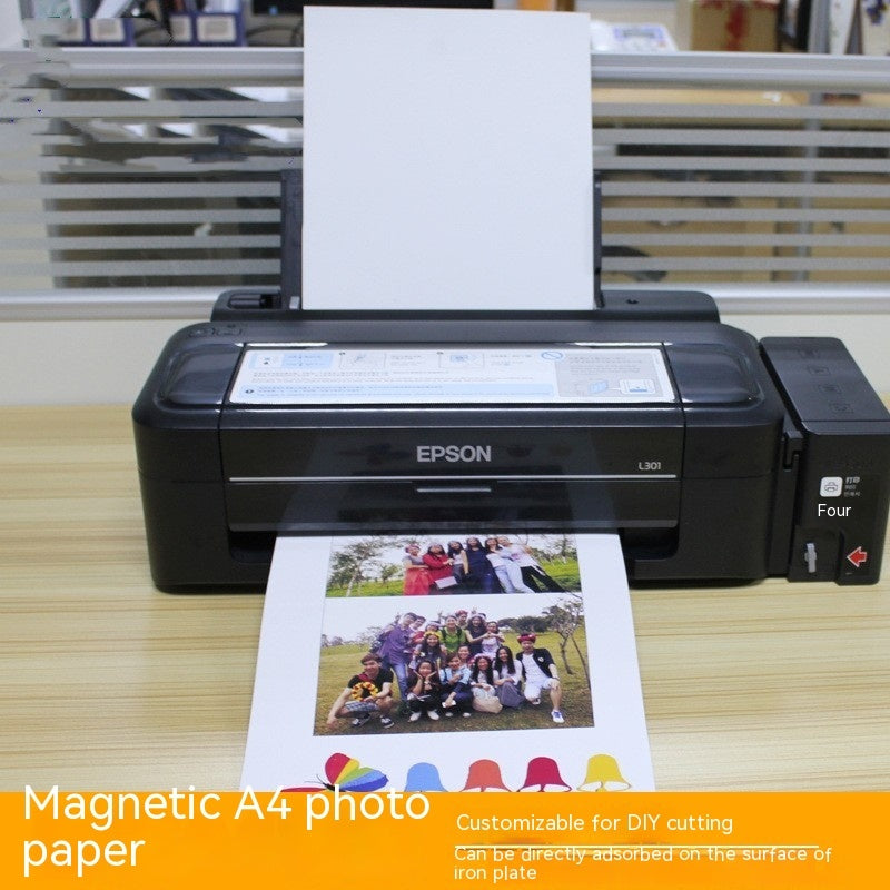 A4 Coated Paper Magnetic DIY Photo Paper 0 - Tophatter Daily Deals