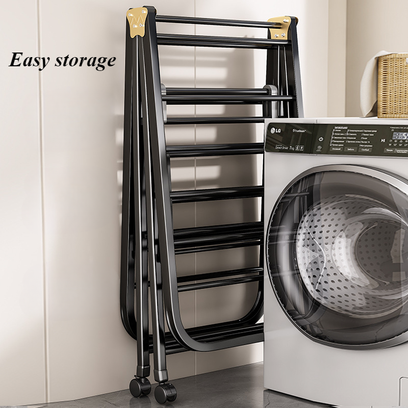 3-Tier Folding Stainless Steel Laundry Drying Rack Home & Garden > Laundry & Cleaning > Drying Racks & Hangers - Tophatter Daily Deals