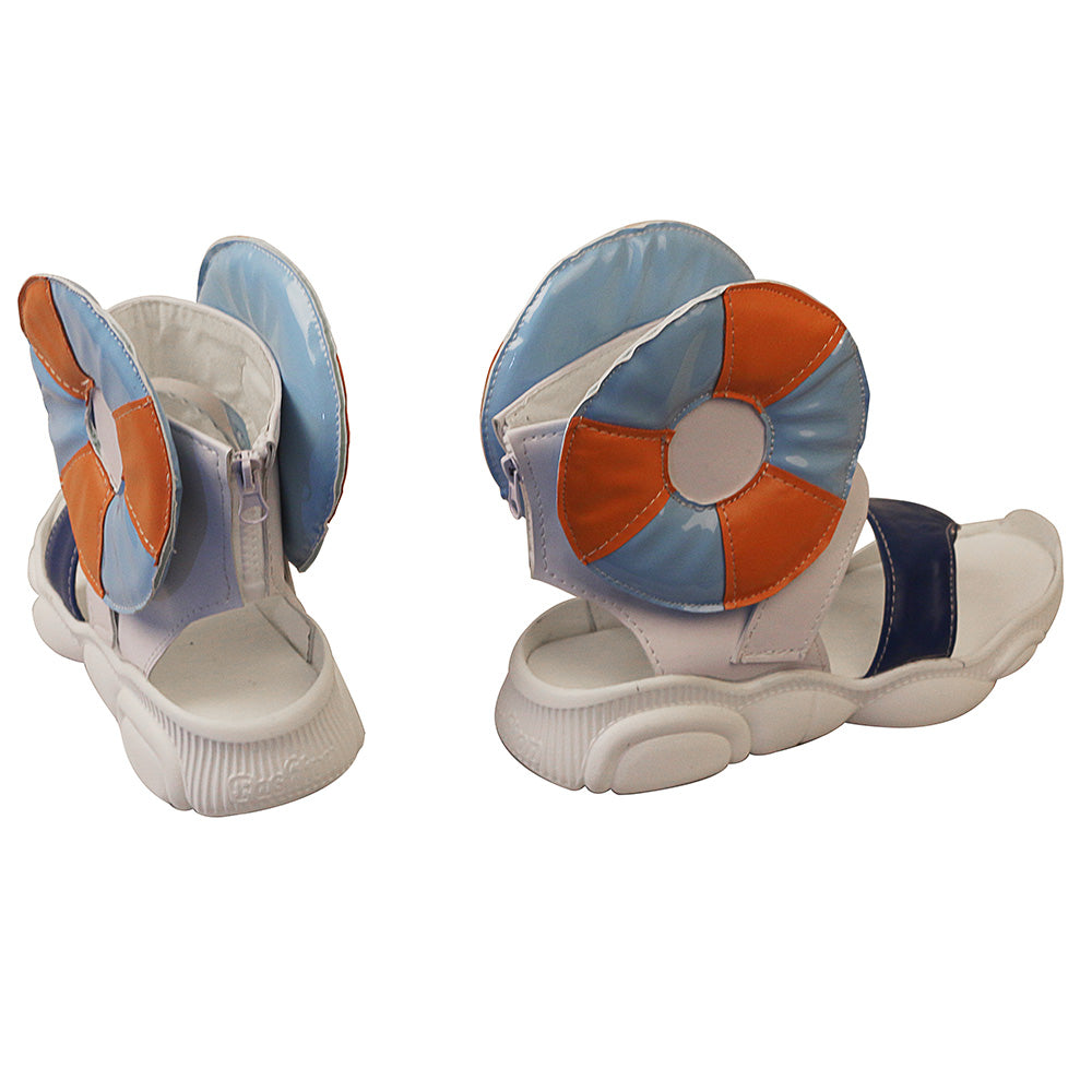 Pokemon Sword And Shield Nessa Blue White Cosplay Shoes 鞋子 - Tophatter Daily Deals