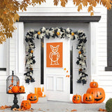 Black & White Maple Leaf Garland Set Halloween - Tophatter Daily Deals