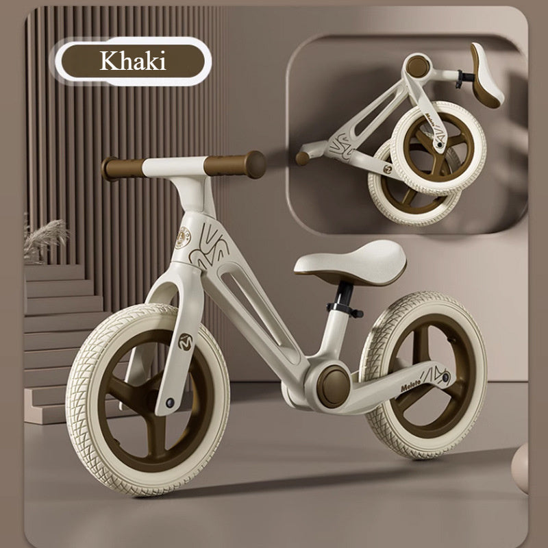 Kids Balance Bike Fiberglass Frame Wheels Sports & Fitness > Bikes & Accessories > Bicycles - Tophatter Daily Deals