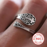 925 Sterling Silver Bohemian Faith Ring – Adjustable Vintage Cross Rings - Tophatter Daily Deals