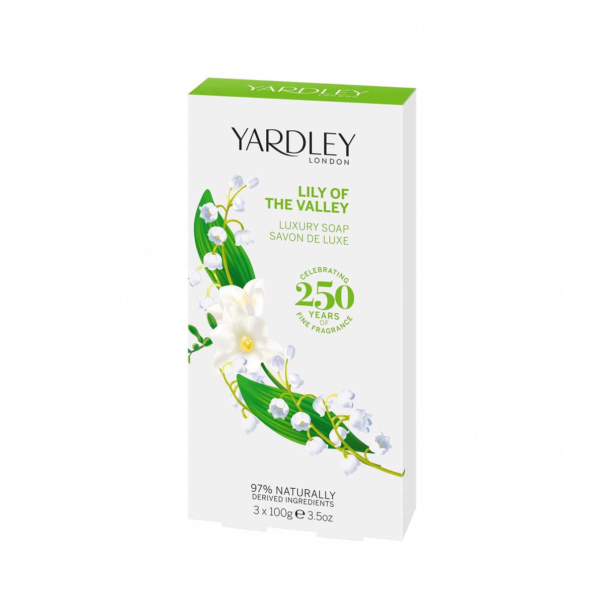 Yardley Lily Of The Valley Fragranced Soap 3X100G Default Title - Tophatter Daily Deals