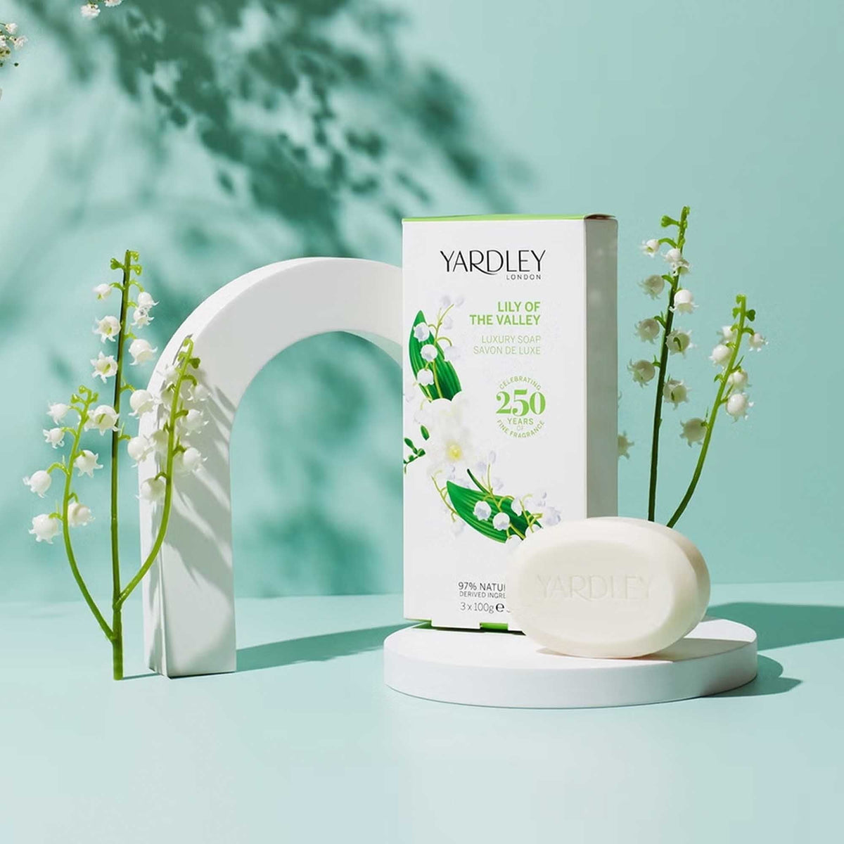 Yardley Lily Of The Valley Fragranced Soap 3X100G - Tophatter Daily Deals